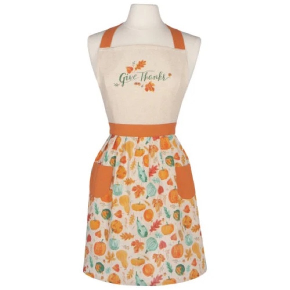🍗THANKSGIVING “Give Thanks” Apron🍁🍂Last One!